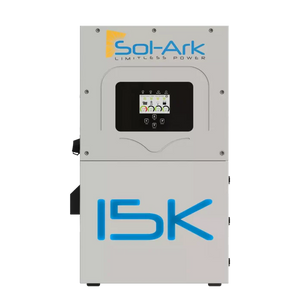 Complete Hybrid Solar Kit | Sol-Ark 15K Inverter | KONG ELITE MAX 19kWh Lithium Battery Bank | 24 x 400W Rigid Solar Panels