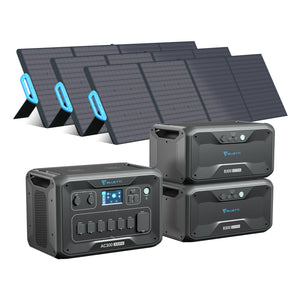 BLUETTI Solar Generator Kit | AC300 + 2*B300 + 3*PV200