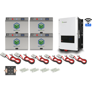 Big Battery - 48V 4X FALCON ELITE INVERTER KIT - LiFePO4 - 244Ah - 12.4kWh