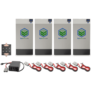 Big Battery - 24V 4x HUSKY ELITE KIT - LiFePO4 - 912Ah - 24kWh