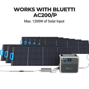 BLUETTI Solar Generator Kit | D050S + 3*PV200 + 1*B300