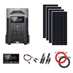 Complete Solar Kit | EcoFlow DELTA PRO 120V Solar Kits | Choose Your Custom Kit