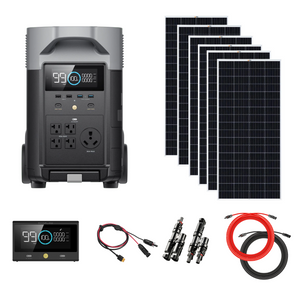 Complete Solar Kit | EcoFlow DELTA PRO 120V Solar Kits | Choose Your Custom Kit