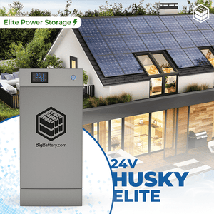 Big Battery - 24V 4x HUSKY ELITE KIT - LiFePO4 - 912Ah - 24kWh