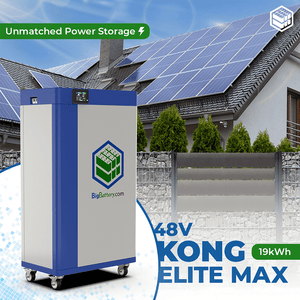 Big Battery - 48V 2X KONG ELITE MAX 6K INVERTER KIT - LiFePO4 - 744Ah - 38kWh