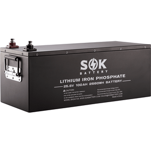 SOK Battery 100Ah 24v LiFePO4 Battery Solar Battery