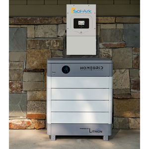 Sol-Ark 15K + HomeGrid [19.2kWh] Lithium Phosphate Battery Bank | Off-Grid Solar Power | 10-Year Warranty